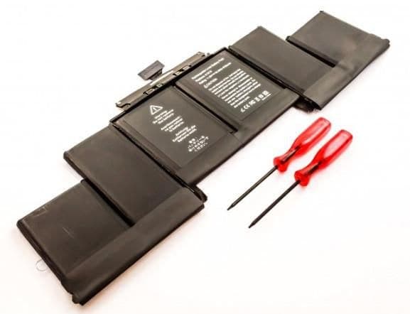 CoreParts MBXAP-BA0021 Replacement Battery for Apple MacBook Pro 15" Retina A1398 (Mid 2015), 11.36V 8755mAh 99.5Wh Li-Pol