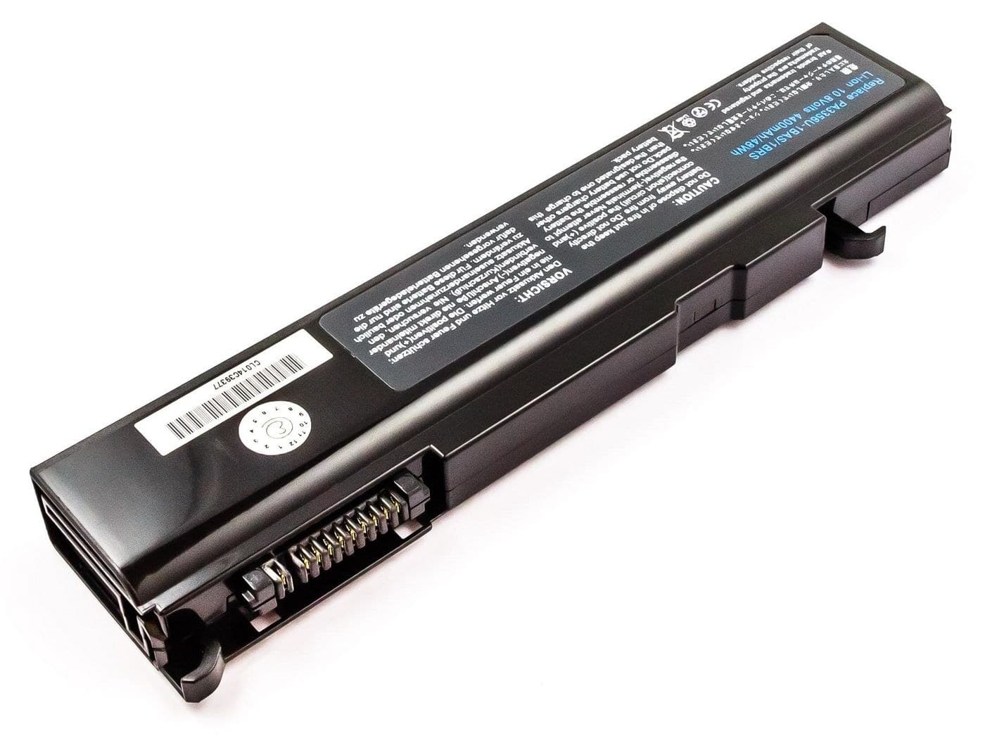 CoreParts MBI1434 Replacement Laptop Battery for Toshiba Tecra / Satellite (P000495850), 10.8V 4400mAh Li-ion, Black