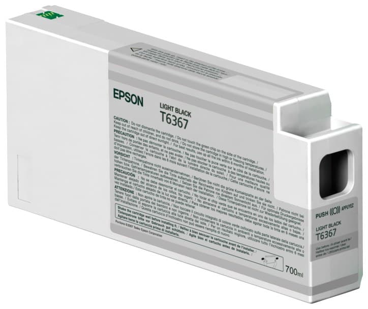 Epson T636700 UltraChrome HDR Ink Cartridge 700ml - Light Black