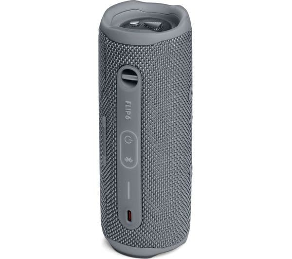 JBL Flip 6 Portable Waterproof Bluetooth Speaker - Grey - Image 3