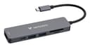 Verbatim USB-C Essentials Multiport Hub 6 ports: HDMI, USB-C PD, USB-A 3.2 Gen 1, USB-A, SD & microSD thumbnail 1