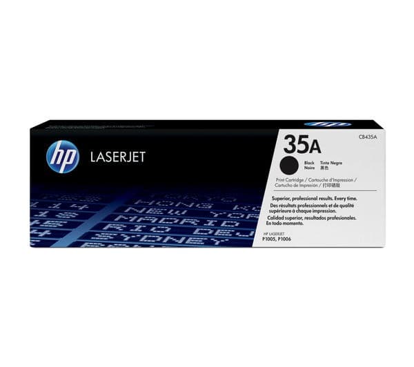 HP 35A Black Original LaserJet Toner Cartridge (CB435A) - Image 2