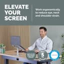 Fellowes Alumia Desk Laptop Stand - Silver (100138880) thumbnail 2