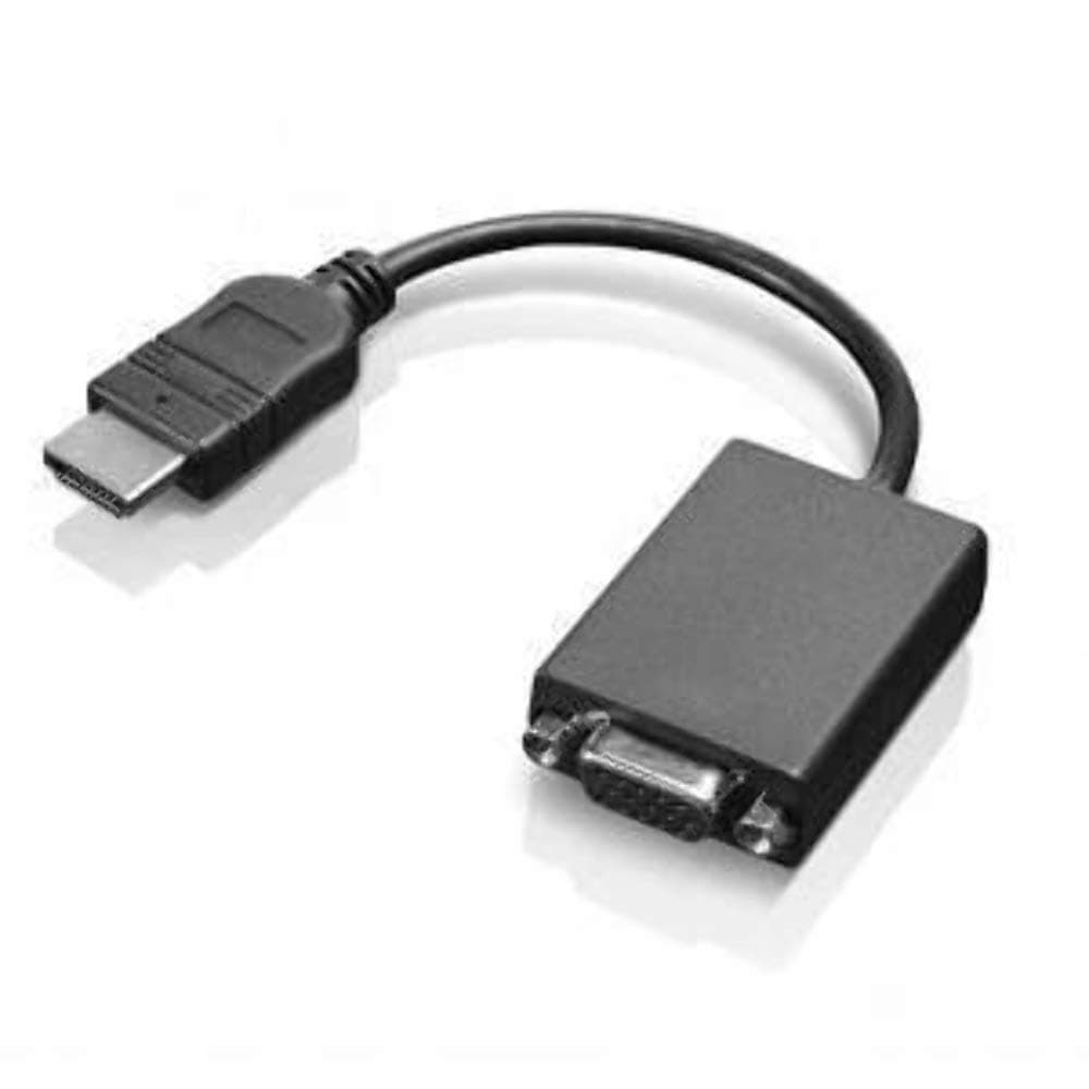 Lenovo HDMI to VGA Monitor Cable - Black