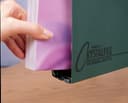 Rexel Crystalfile Classic Foolscap Suspension File 50mm Green (50) thumbnail 3