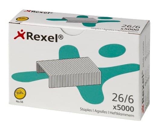 Rexel No.56 26/6 Staples (Pack of 5000)