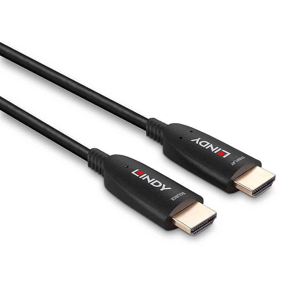 Lindy Fibre Optic Hybrid HDMI 8K60 Cable 20m - Black - Image 3