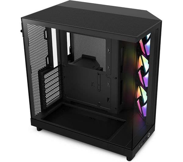 NZXT H6 FLOW RGB ATX Mid-Tower Case Black