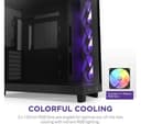 NZXT H6 FLOW RGB ATX Mid-Tower Case Black thumbnail 2