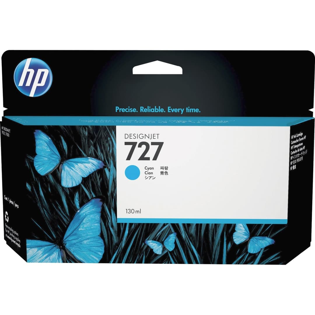 HP 727 Cyan Original Ink Cartridge - Cyan - Image 5