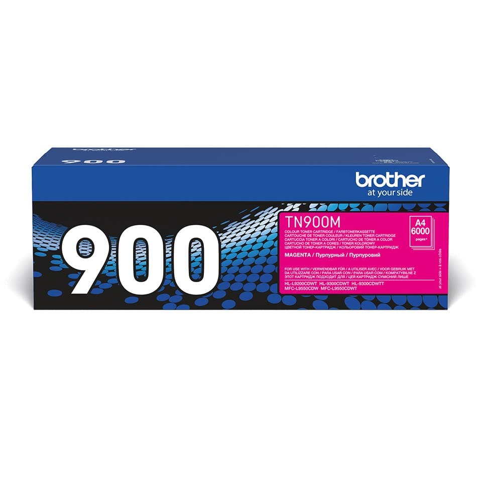 Brother TN-900 Super High Yield Toner Cartridge (6,000 Pages) - Magenta - Image 1