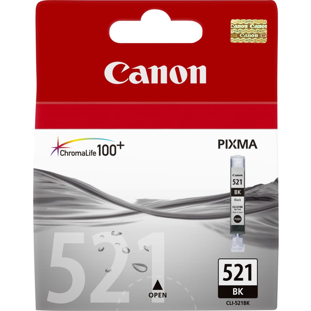 Canon CLI-521 Ink Cartridge - Black - Image 1