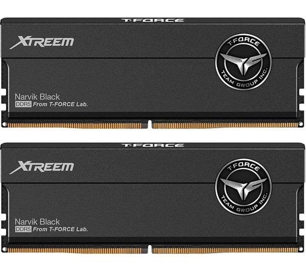 TEAMGROUP T-FORCE XTREEM 32 GB 8000 MHz CL38 DDR5 Memory Kit - 16 GB x 2, Black - Image 1