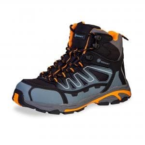 Beeswift CF35 Hiker S3 Composite Safety Boot Black/Orange - Size 10.5