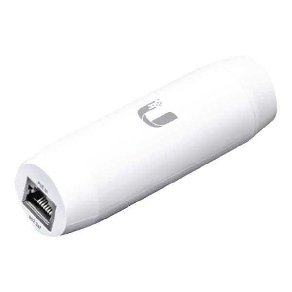Ubiquiti Instant 802.3af Passive PoE to 802.3af Adapter - 48 V DC Input - 24 V  500 mA Output - 1 10/100/1000Base-T Input Port(s) - 1 10/100/1000Base-T Output Port(s) - Image 1