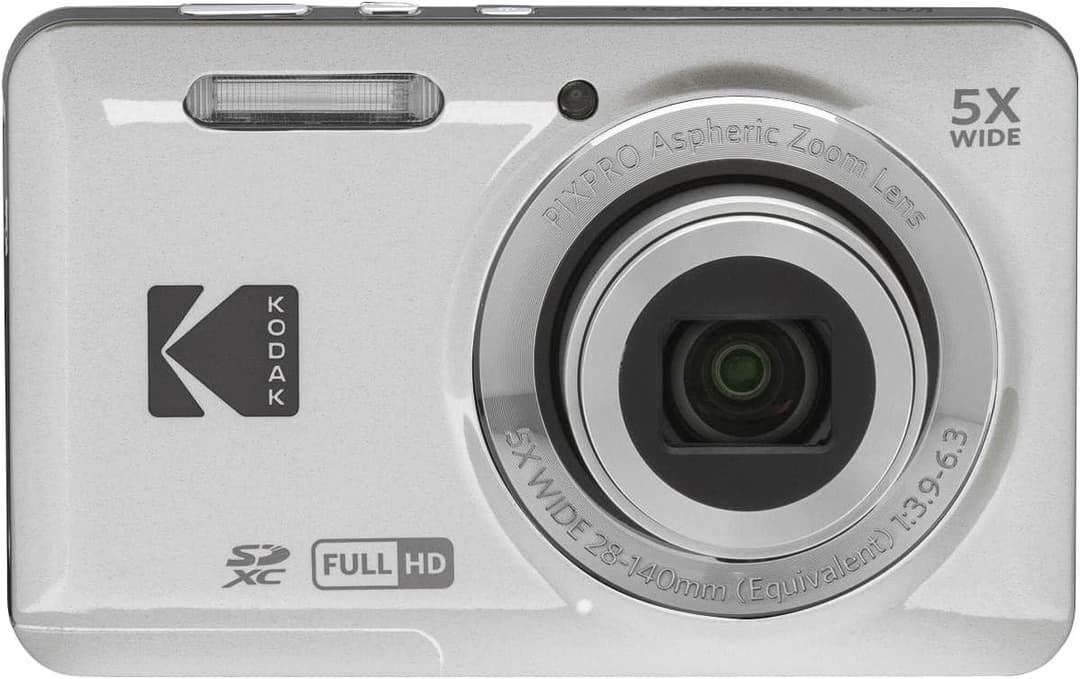 Kodak PixPro Friendly Zoom FZ55 16MP Compact Digital Camera - Silver - Image 1