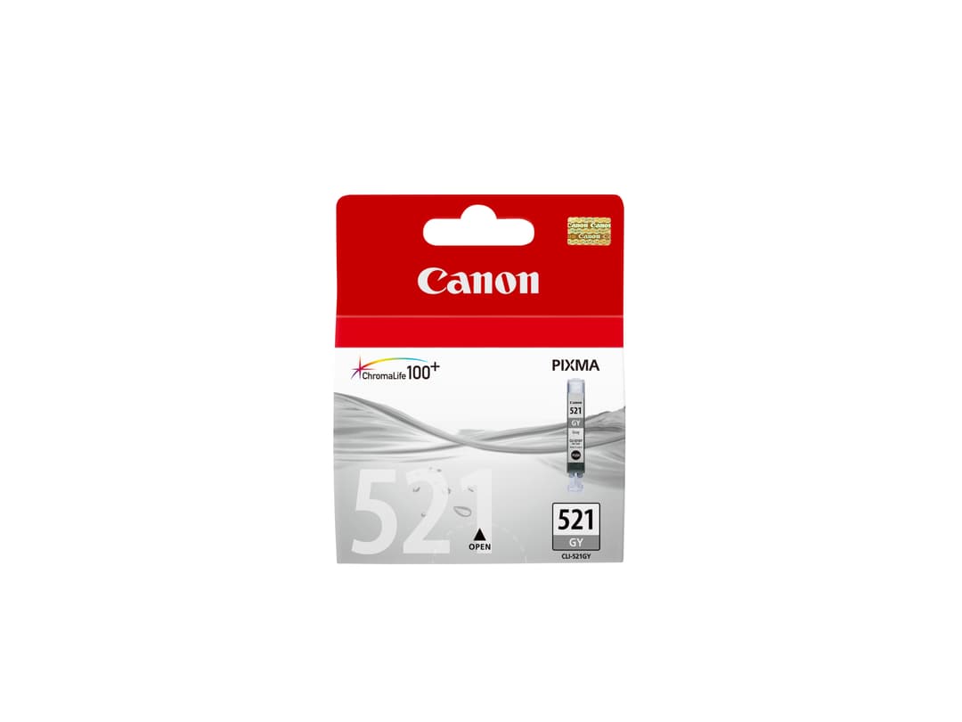Canon CLI-521GY Grey Ink Cartridge 9ml - for PIXMA MP980 / MP990 - Image 1