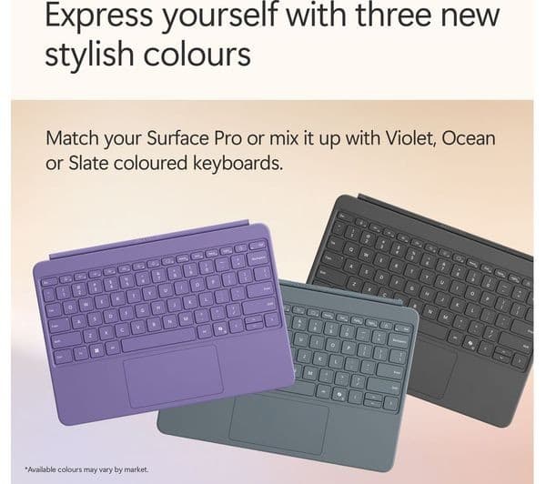 Microsoft Surface Pro 12" Copilot+ PC Snapdragon X Plus 16GB 512GB - Ocean (Device only) - Image 10