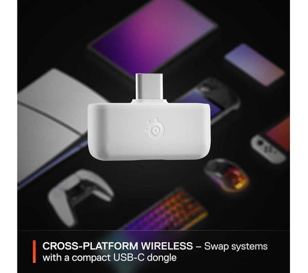 SteelSeries Arctis Nova 5 Wireless Gaming Headset - White - Image 7