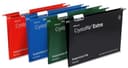 Rexel Crystalfile Extra Foolscap Suspension File 15mm (Pack of 25) - Black thumbnail 2