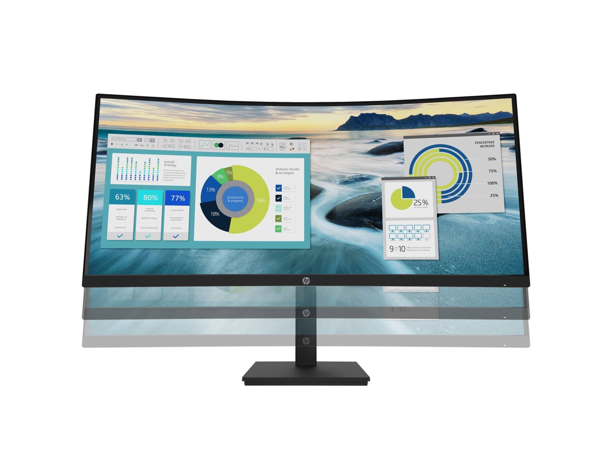 HP P34hc G4 - P-Series - LED monitor - curved - 34"