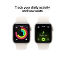 Apple Watch SE 3 GPS + Cellular 40mm Starlight Aluminium Case with Starlight Sport Band - M/L thumbnail 3