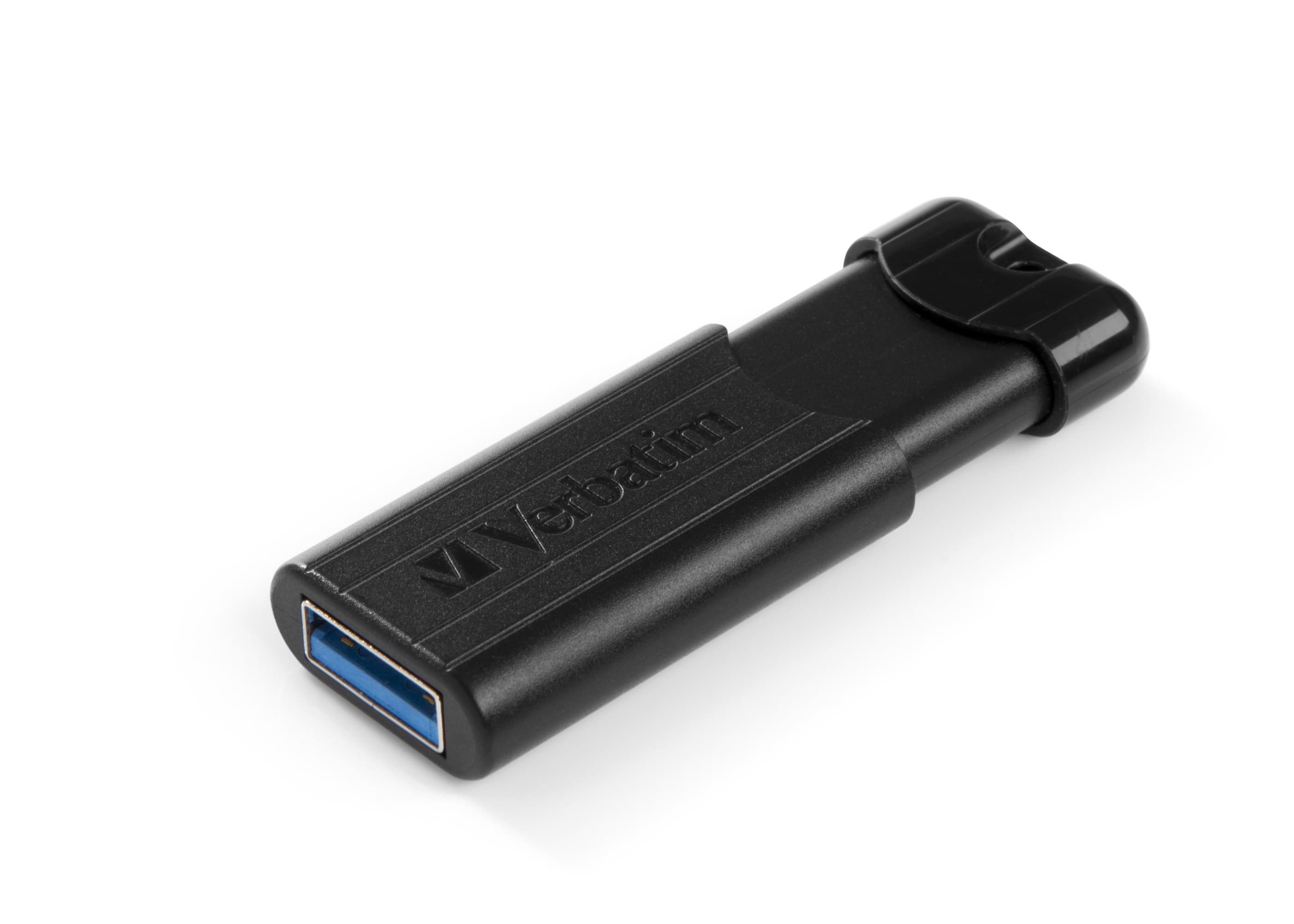 Verbatim PinStripe USB 3.2 Gen 1 Flash Drive 64GB - Black