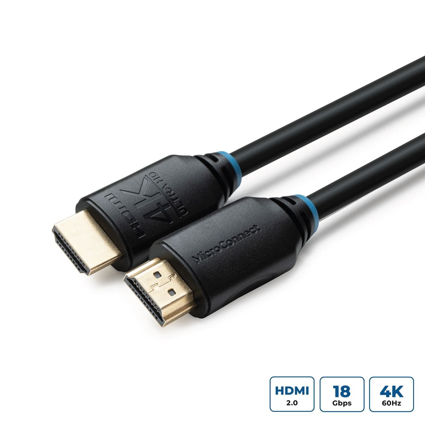 Microconnect HDMI 2.0 Cable 4K 60Hz Black - 1.5m