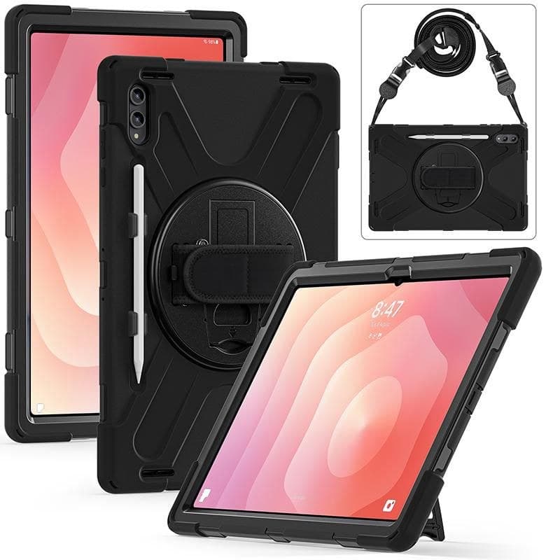 eSTUFF AUSTIN Defender Case for Samsung Galaxy Tab S12 Ultra/S11 Ultra - Black (ES681866-BULK)