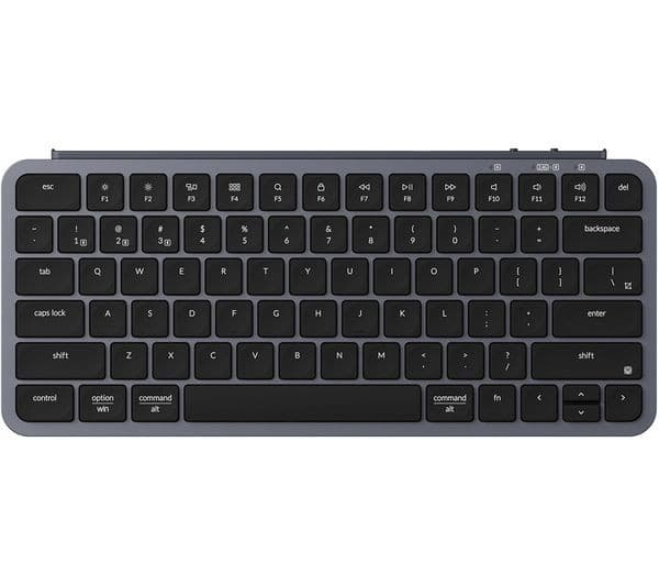 Keychron B1 Pro Ultra-Slim Wireless Compact Keyboard UK Layout - Space Grey - Image 1