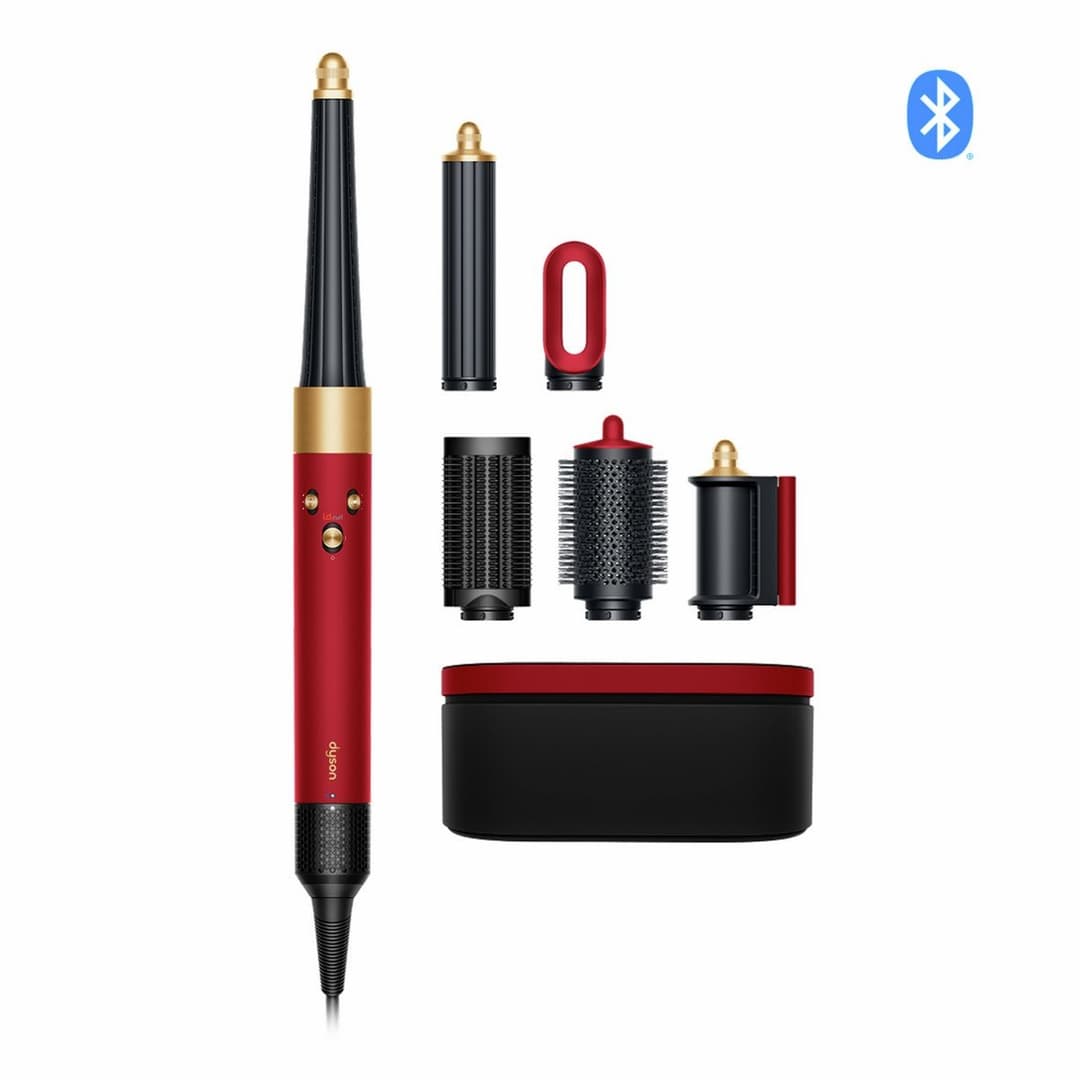 Dyson Airwrap i.d. Straight + Wavy Multi-Styler & Dryer - Red Velvet & Gold - Image 1