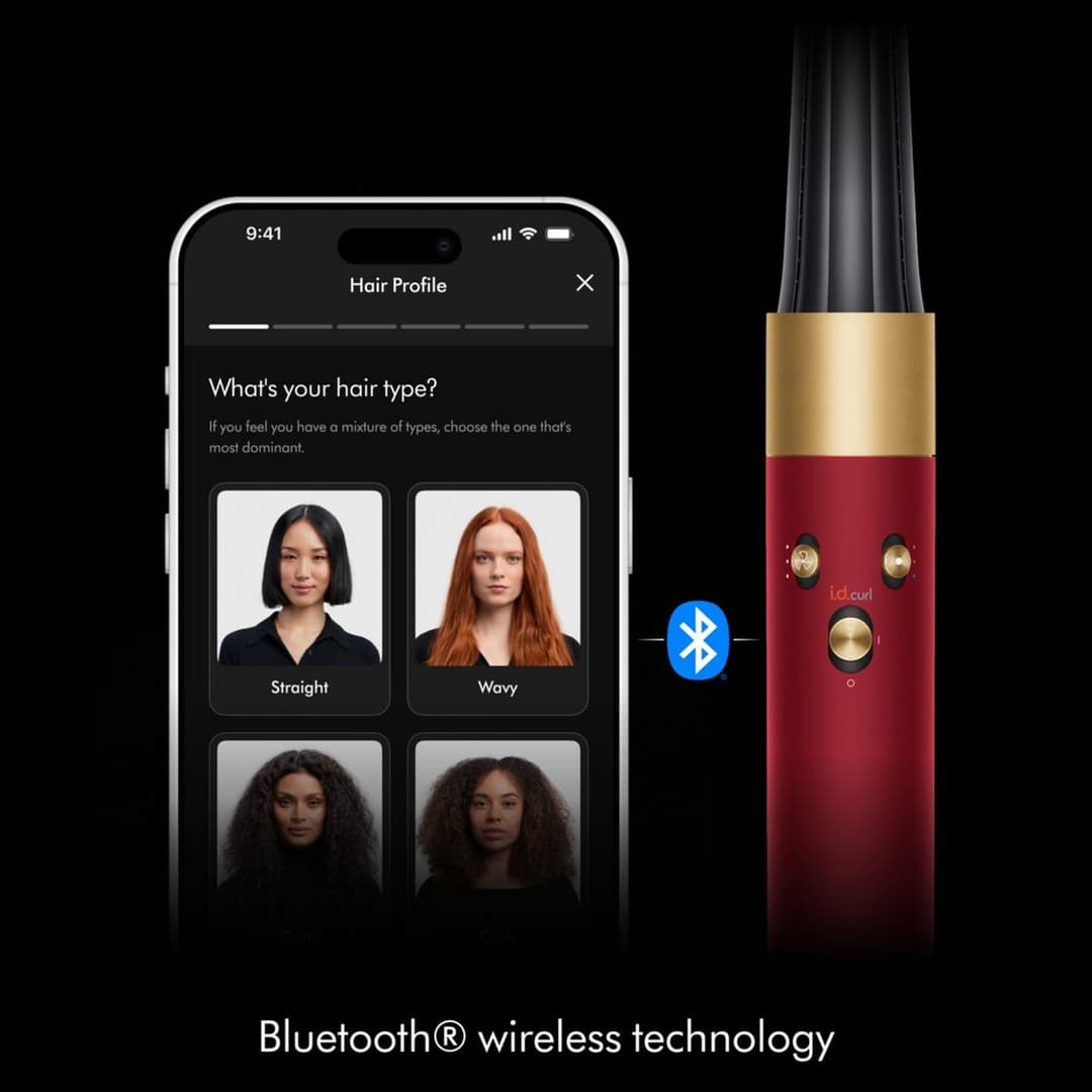 Dyson Airwrap i.d. Straight + Wavy Multi-Styler & Dryer - Red Velvet & Gold - Image 4