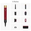 Dyson Airwrap i.d. Straight + Wavy Multi-Styler & Dryer - Red Velvet & Gold thumbnail 10