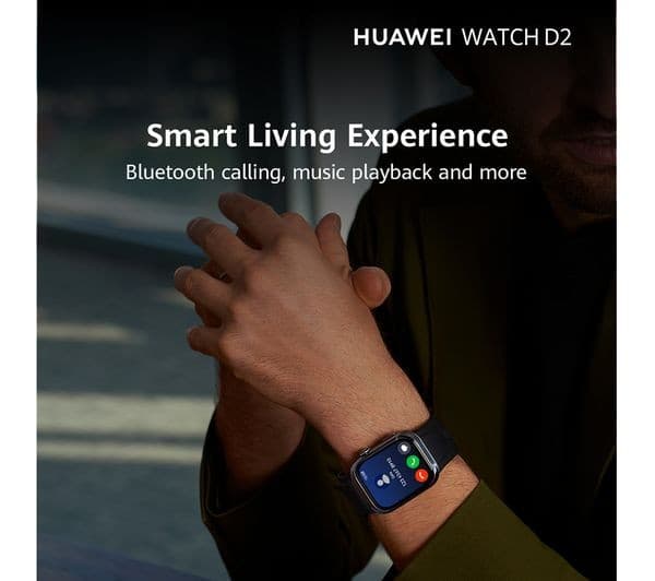 HUAWEI WATCH D2 Blood Pressure Monitoring Smart Watch - Black - Image 4