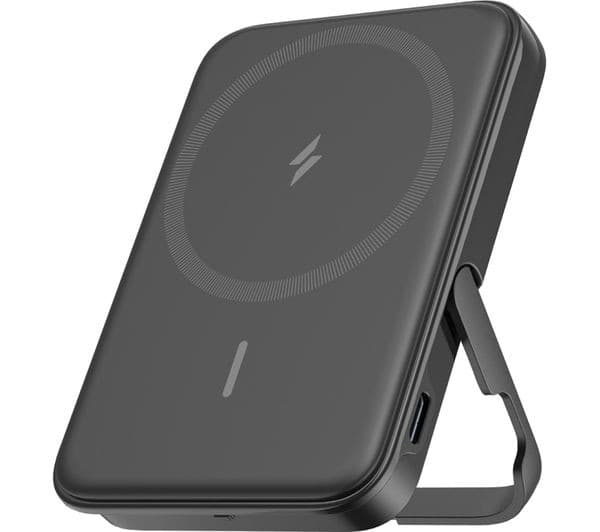 Anker 322 MagGo A1618G11 5000mAh 7.5W Magnetic Wireless Power Bank with Foldable Stand Black