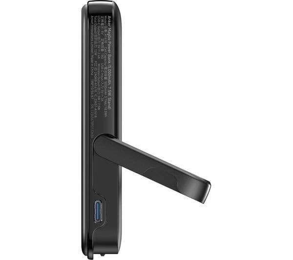 Anker 322 MagGo A1618G11 5000mAh 7.5W Magnetic Wireless Power Bank with Foldable Stand Black - Image 3