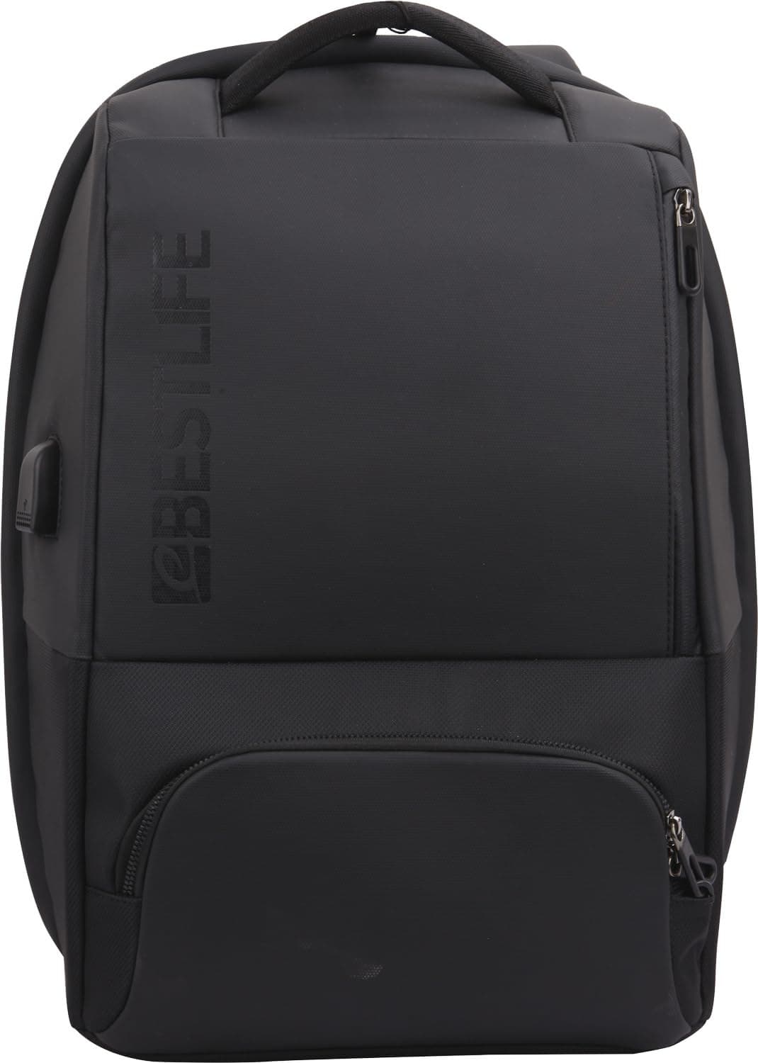 BestLife Neoton 15.6-inch Laptop Backpack with USB Port - Black (BB-3401BK-3)