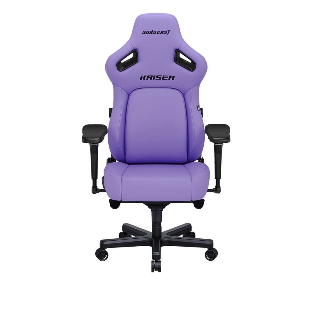 AndaSeat Kaiser 4 Premium Gaming Chair PVC Leather - Large, Zen Purple - Image 3