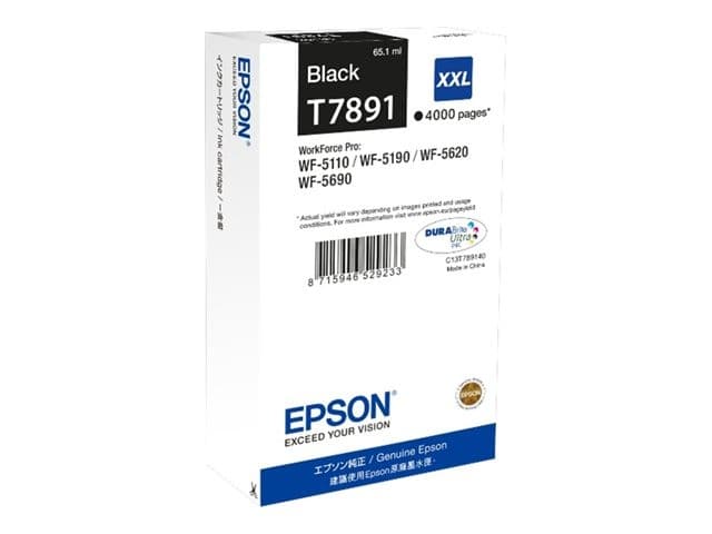 Epson T7891 - XXL size - black - original - print cartridge - Image 2