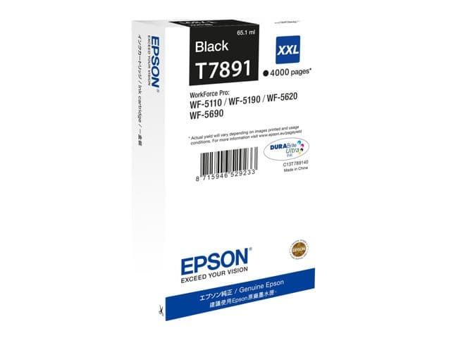 Epson T7891 - XXL size - black - original - print cartridge - Image 3