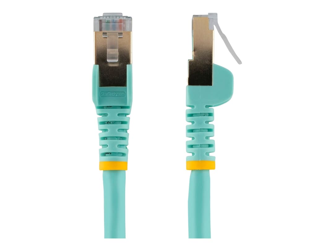 StarTech CAT6A Patch Cable 3m Aqua - Image 1