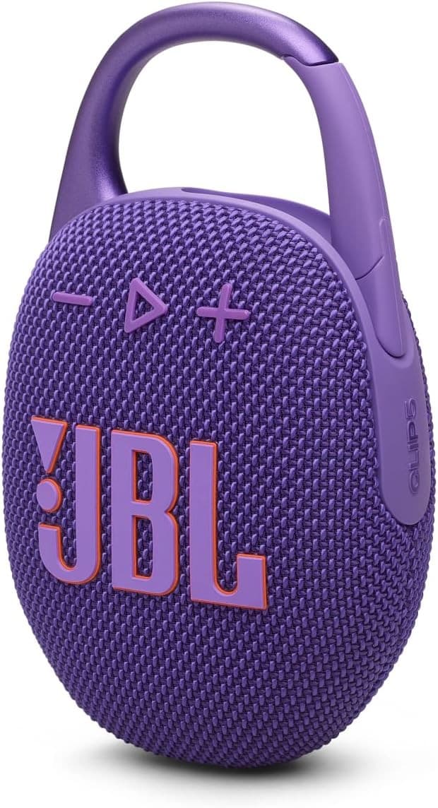 JBL Clip 5 Portable Wireless Speaker - Purple