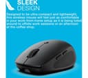 JLab Go Charge Wireless Optical Mouse - Bluetooth & 2.4 GHz - Black thumbnail 2