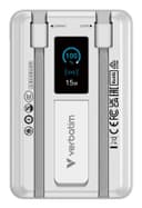 Verbatim Charge'n'Go 2C & Display Power Bank 10000 mAh Silver thumbnail 2