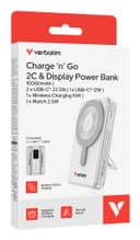 Verbatim Charge'n'Go 2C & Display Power Bank 10000 mAh Silver thumbnail 4
