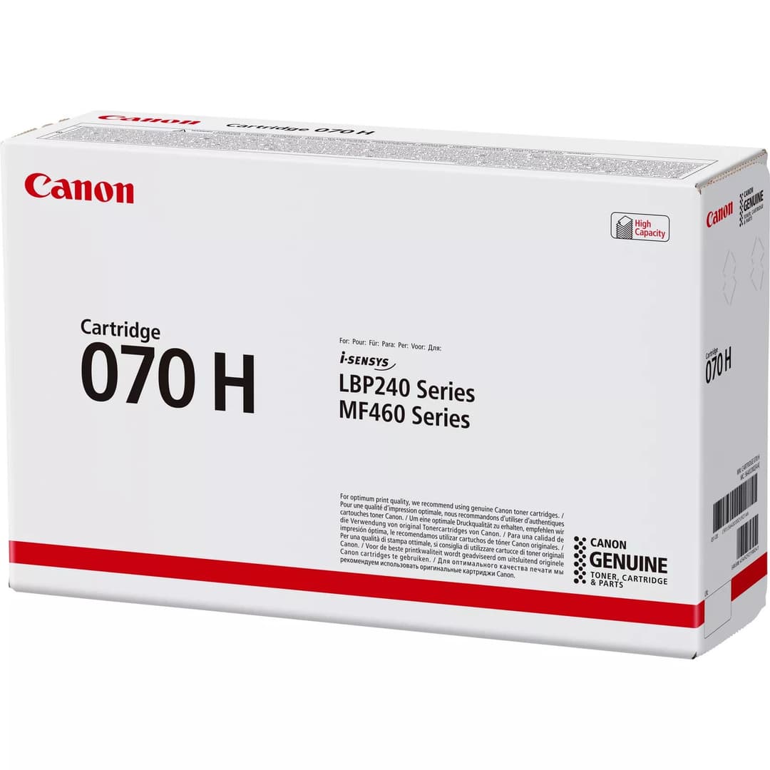 Canon Black Toner Cartridge - 070H High Capacity (10,200 pages) - Image 2