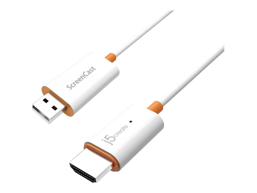 j5create JVAW56 ScreenCast HDMI Wireless Display Adapter - White - Image 1