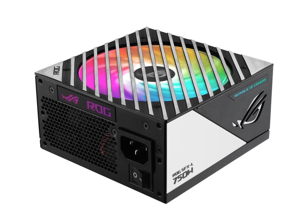 ASUS ROG Loki SFX-L 750W, Fully Modular Power Supply, 80+ Platinum, 120mm PWM ARGB Fan, Aura Sync, ATX 3.0 Compatible, PCIe 5.0 Ready, 10 Year Warranty - 90YE00N4-B0NA00 - Image 2