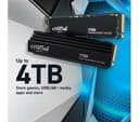 Crucial T700 PCIe Gen5 NVMe M.2 Internal SSD - 1 TB With Heatsink thumbnail 4