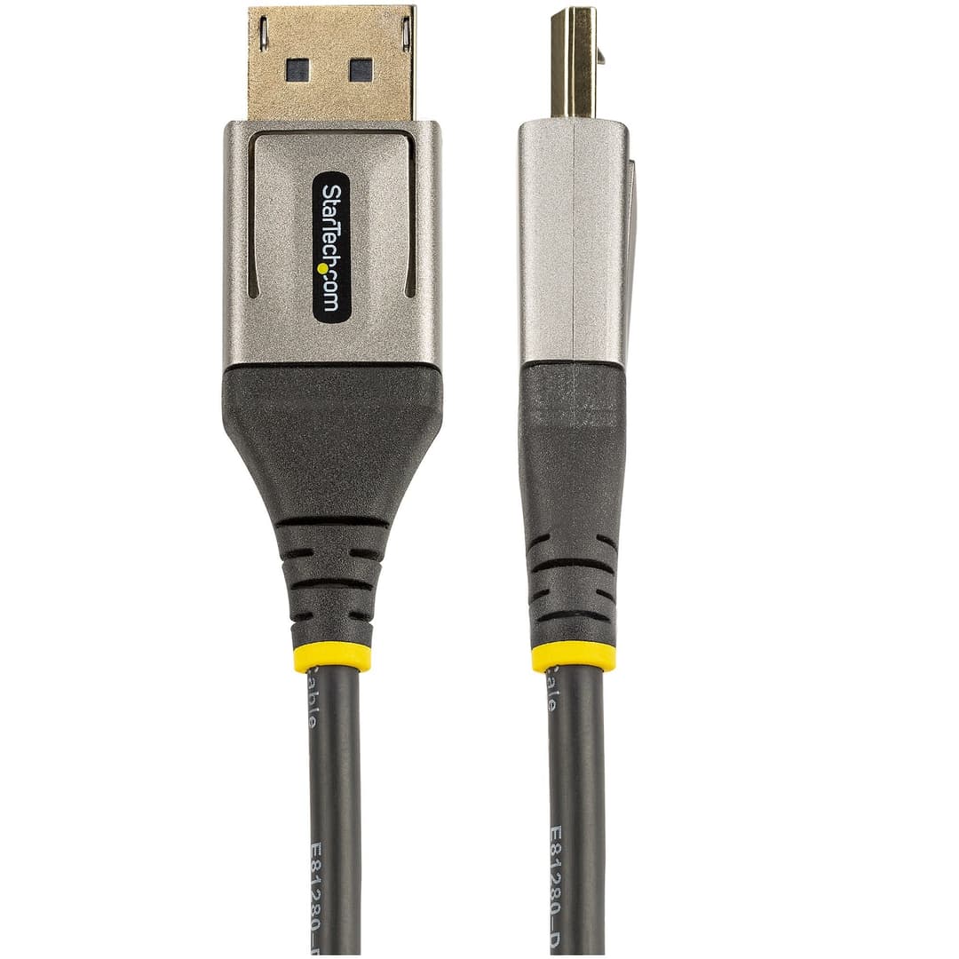 StarTech.com 10ft (3m) VESA Certified DisplayPort 1.4 Cable - 8K 60Hz HDR10 - Ultra HD 4K 120Hz Video - DP 1.4 Cable / Cord - For Monitors/Displays - DisplayPort to DisplayPort Cable - M/M - Image 2